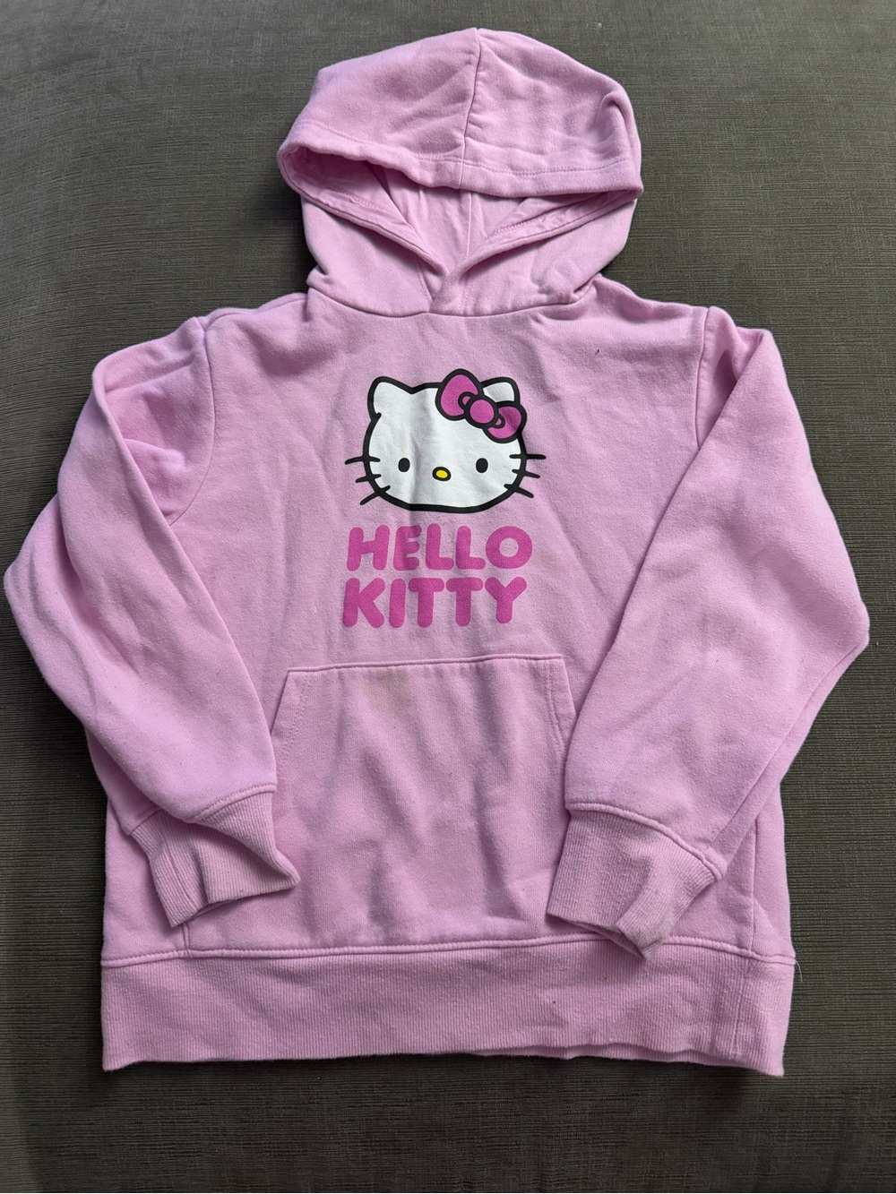 Hello Kitty Light Pink Pullover Hoodie with Graphic